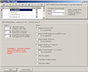 Filtering options that can be applied to individual domains